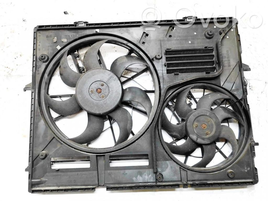 Volkswagen Touareg I Suport ventilator radiator 