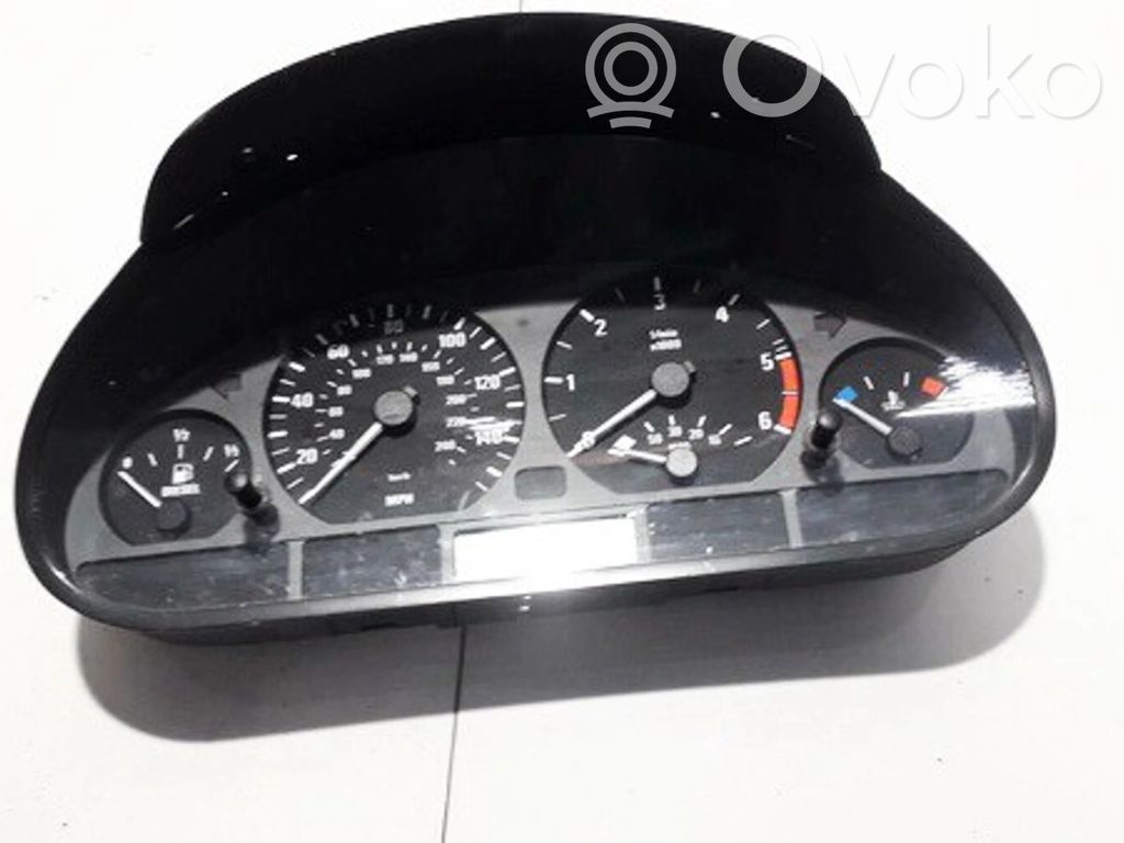BMW 3 E46 Spidometrs (instrumentu panelī) 