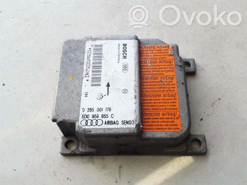 Centralina/modulo airbag   8D0959655C,0285001176,0285001176,8D0959655C