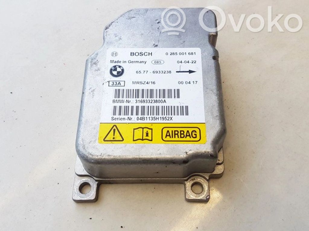 Airbag control unit/module   0285001681,65776962530,0285001681,65776962530
