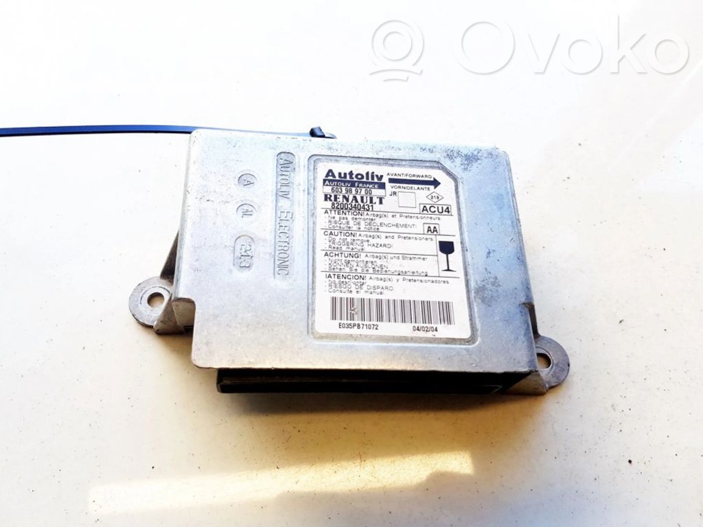 Renault Scenic II -  Grand scenic II Unitate/modul de comandă airbaguri 