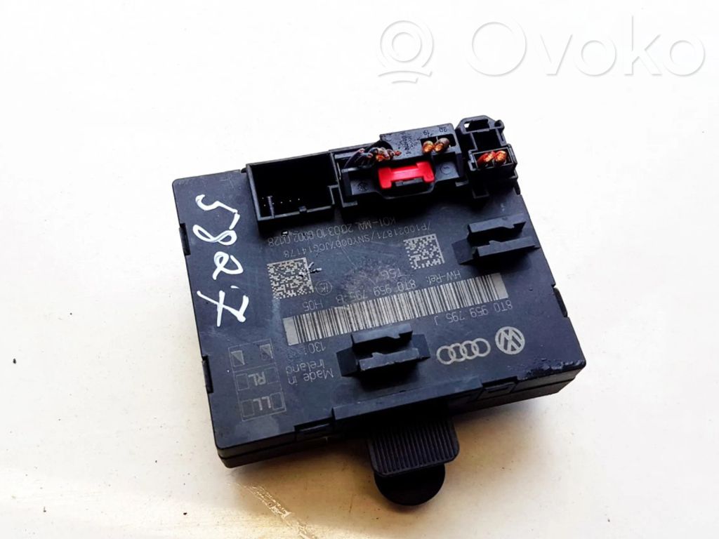 Unidad de control/módulo de la puerta   8T0959795B,8T0959795J,8T0959795B,8T0959795J,SNY0007JCG14178