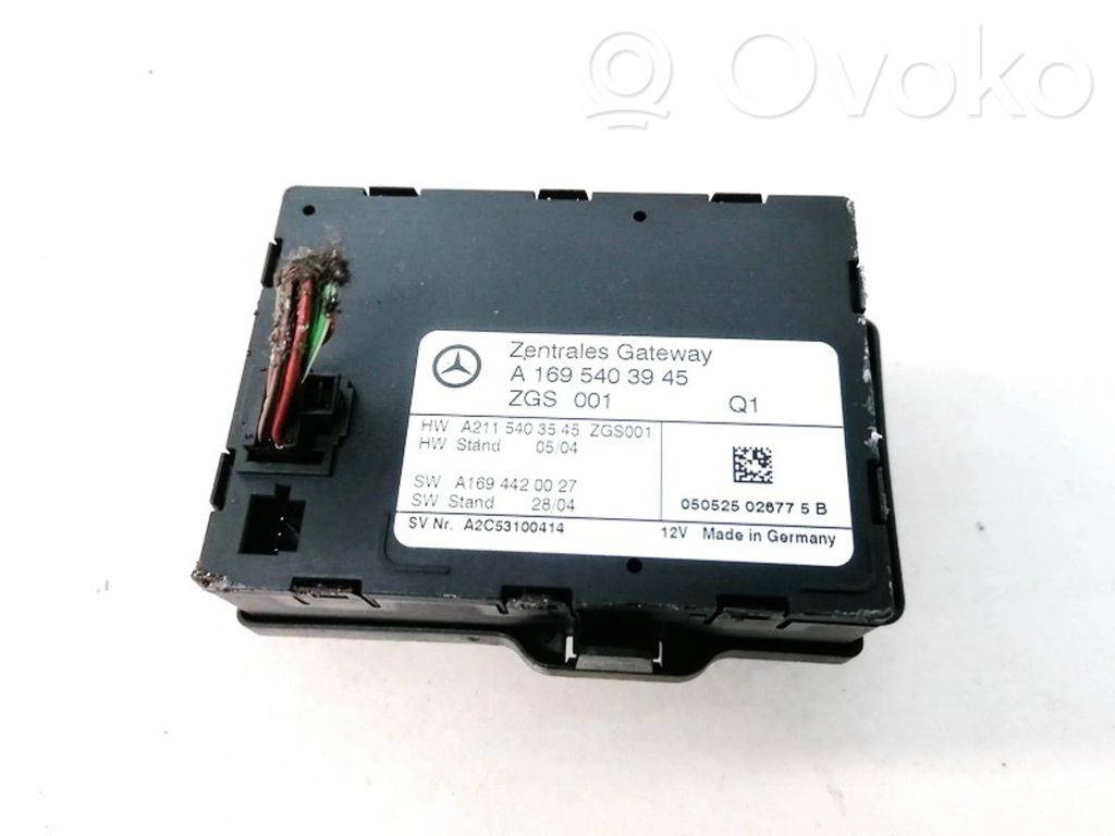 Mercedes-Benz A W169 Autres unités de commande / modules