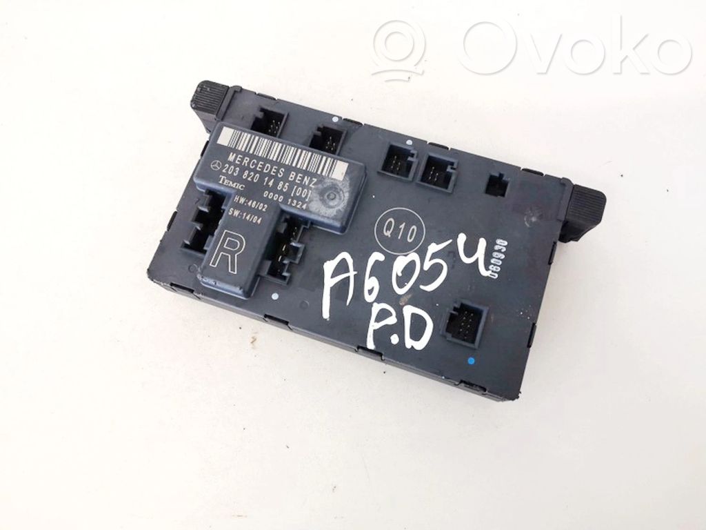 Mercedes-Benz C W203 Centralina/modulo portiere