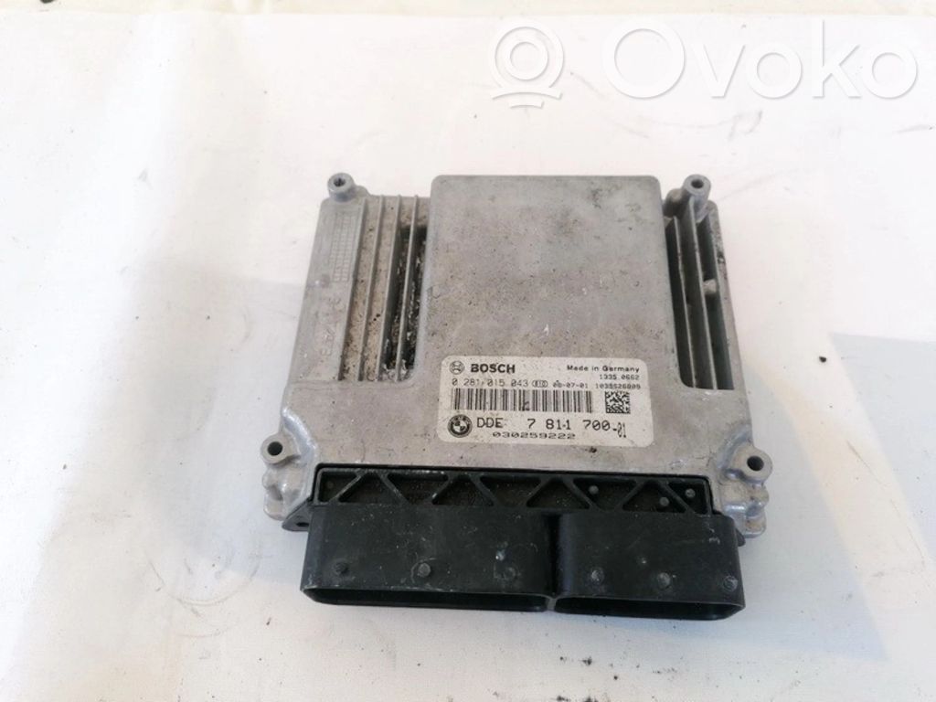 BMW 3 E90 E91 Moottorin ohjainlaite/moduuli 