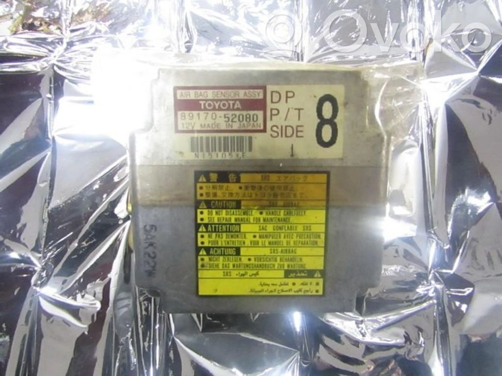 Toyota Yaris Verso Unitate/modul de comandă airbaguri 