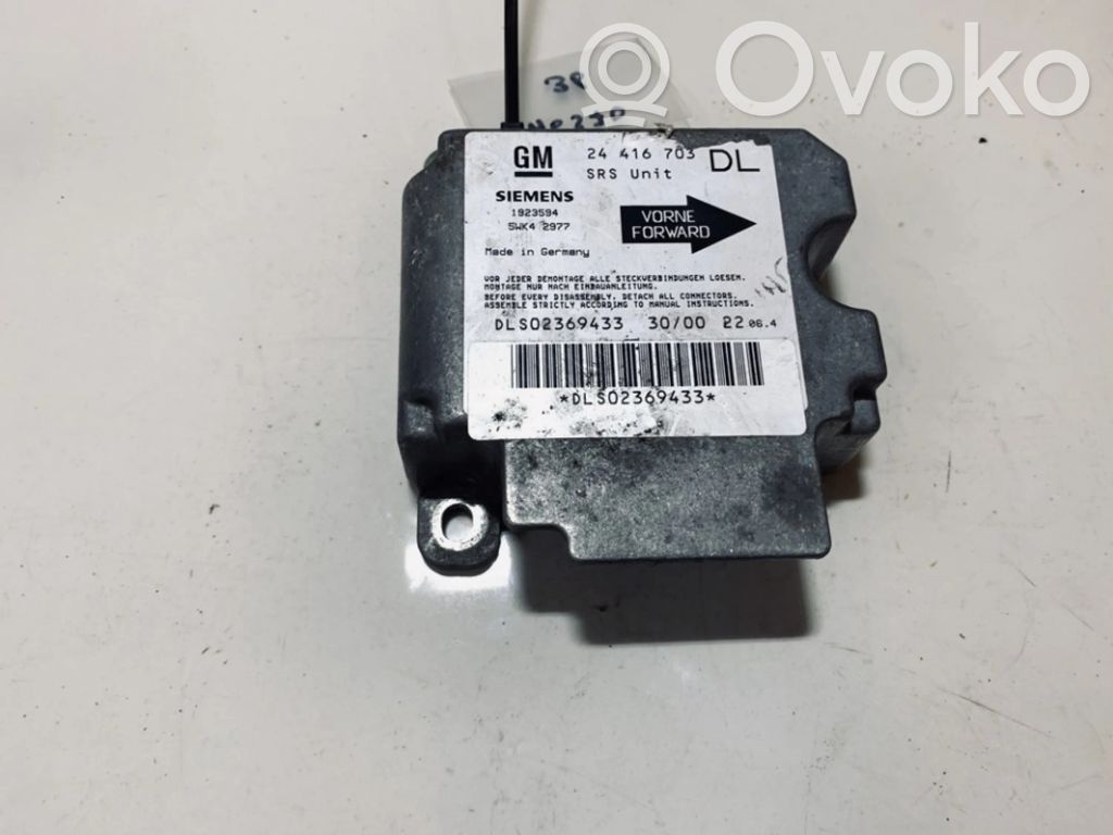 Unidad de control/módulo del Airbag   24416703DL,1923594,1923594,24416703DL,5WK42977