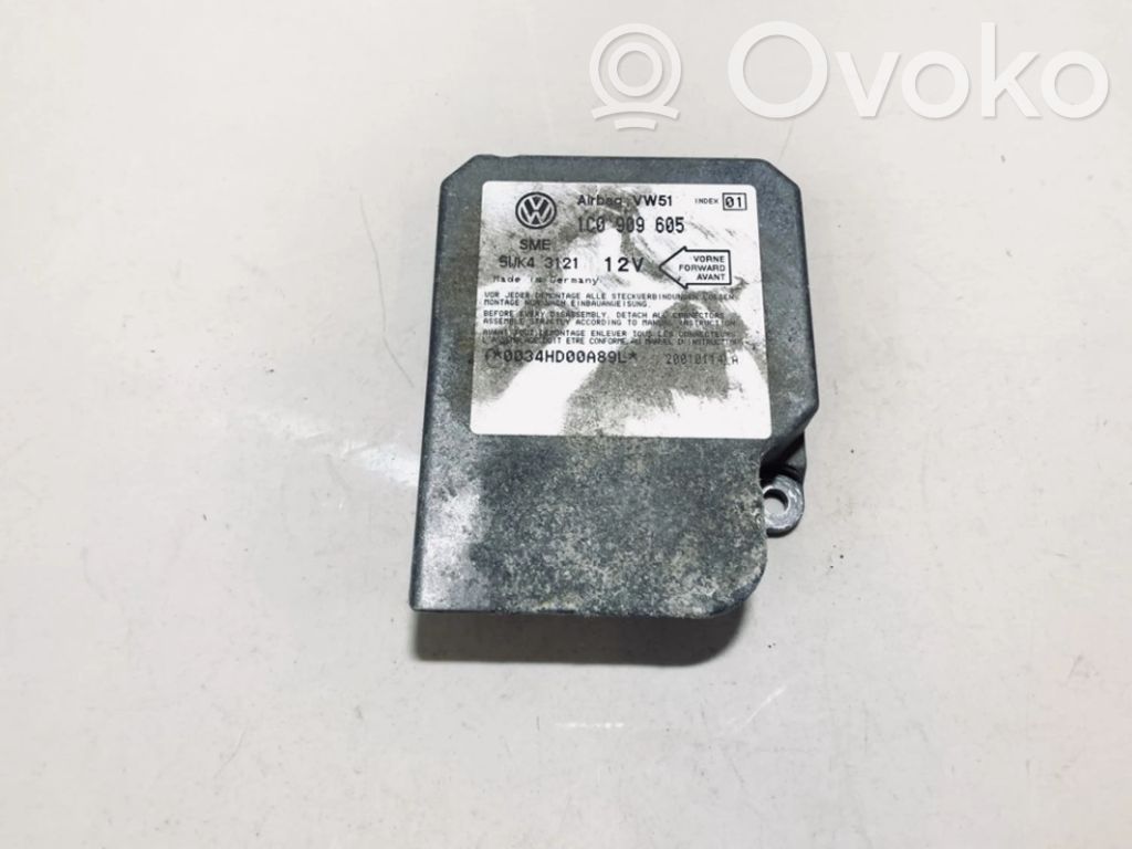 Unidad de control/módulo del Airbag   1C0909605,5WK43121,1C0909605,5WK43121