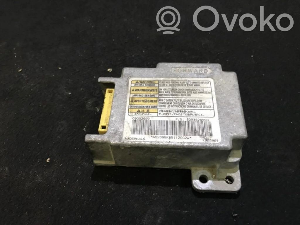 Airbag control unit/module   8093526990,09352699,09352699,8093526990