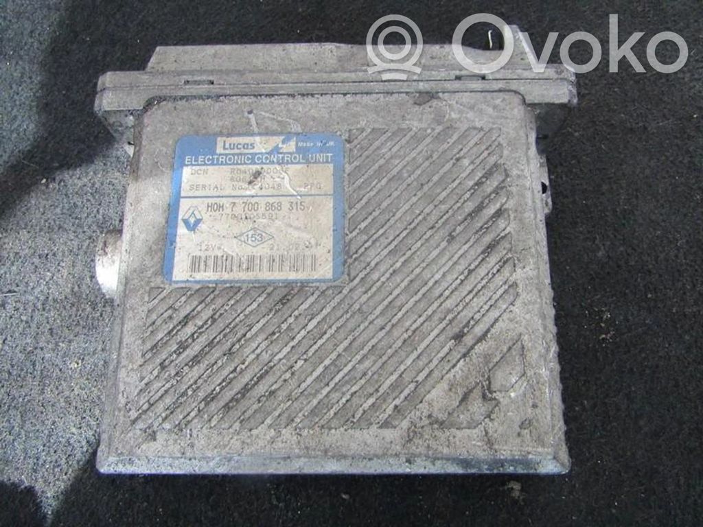 Renault Scenic I Engine control unit/module 