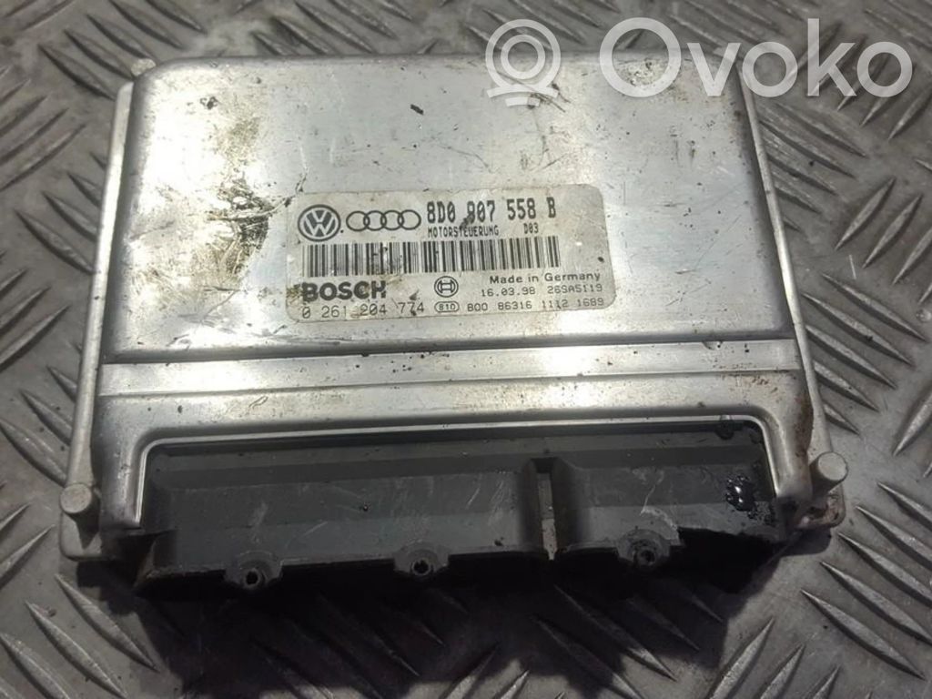 Unidad de control/módulo del motor   8D0907558B,0261204774,0261204774,8D0907558B