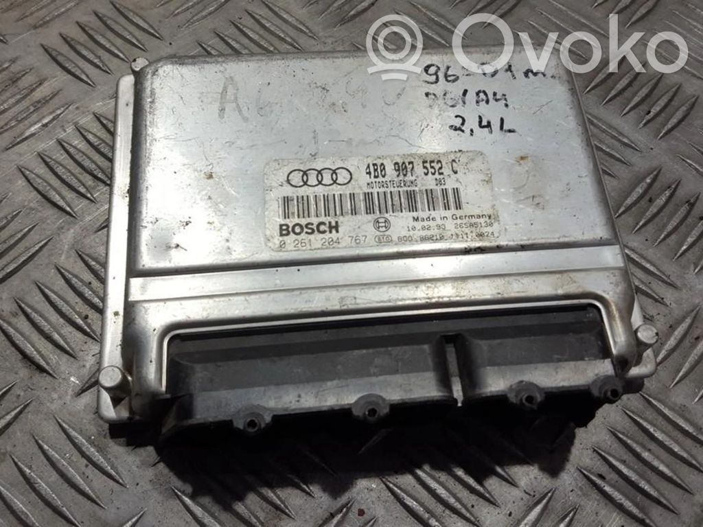 Unidad de control/módulo del motor   4B0907552C,0261204767,0261204767,4B0907552C