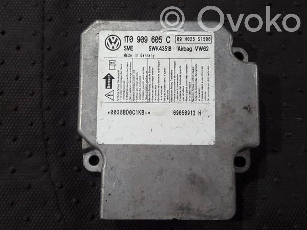 Volkswagen Touran I Centralina/modulo airbag