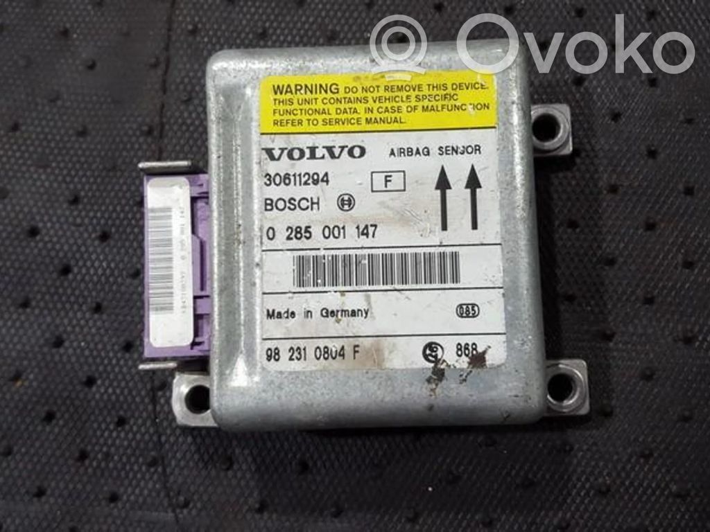 Volvo S40, V40 Centralina/modulo airbag