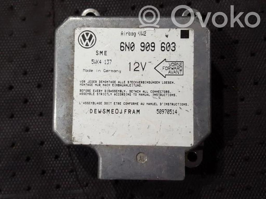 Unidad de control/módulo del Airbag   6N0909603,5WK4137,5WK4137,6N0909603