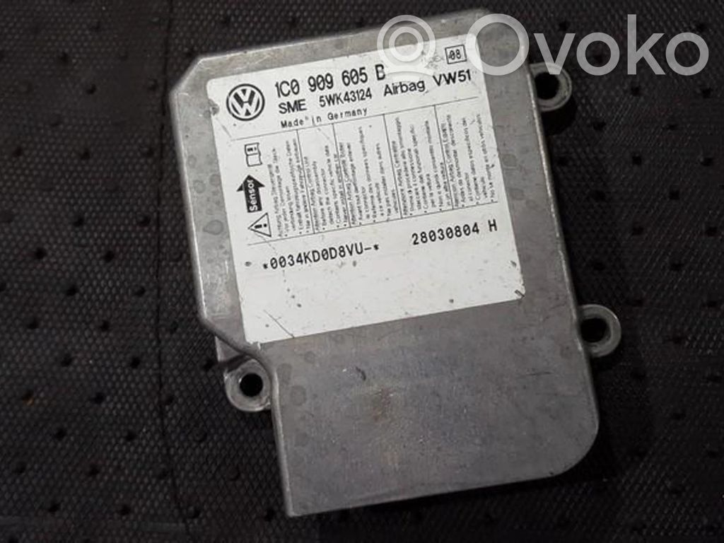 Volkswagen PASSAT B5 Unitate/modul de comandă airbaguri 