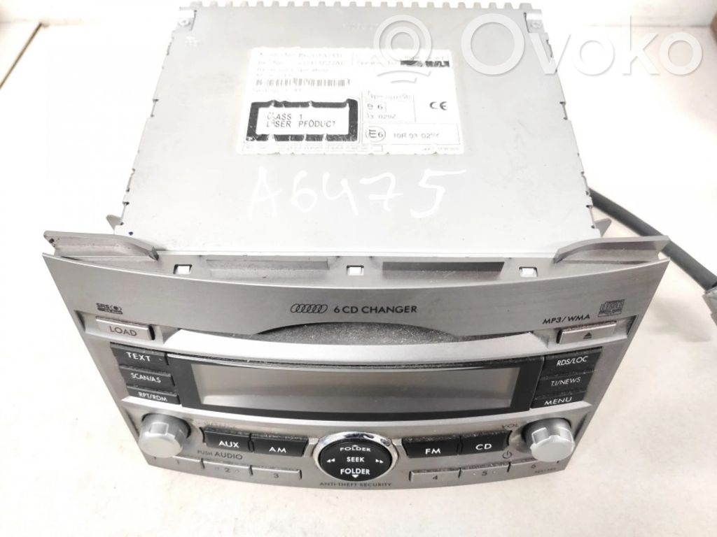 Subaru Outback Unitate principală radio/CD/DVD/GPS 