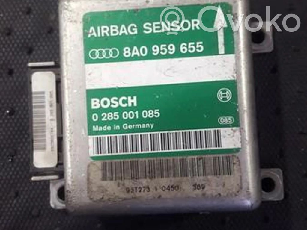 Unidad de control/módulo del Airbag   0285001085,8A0959655,0285001085,8A0959655