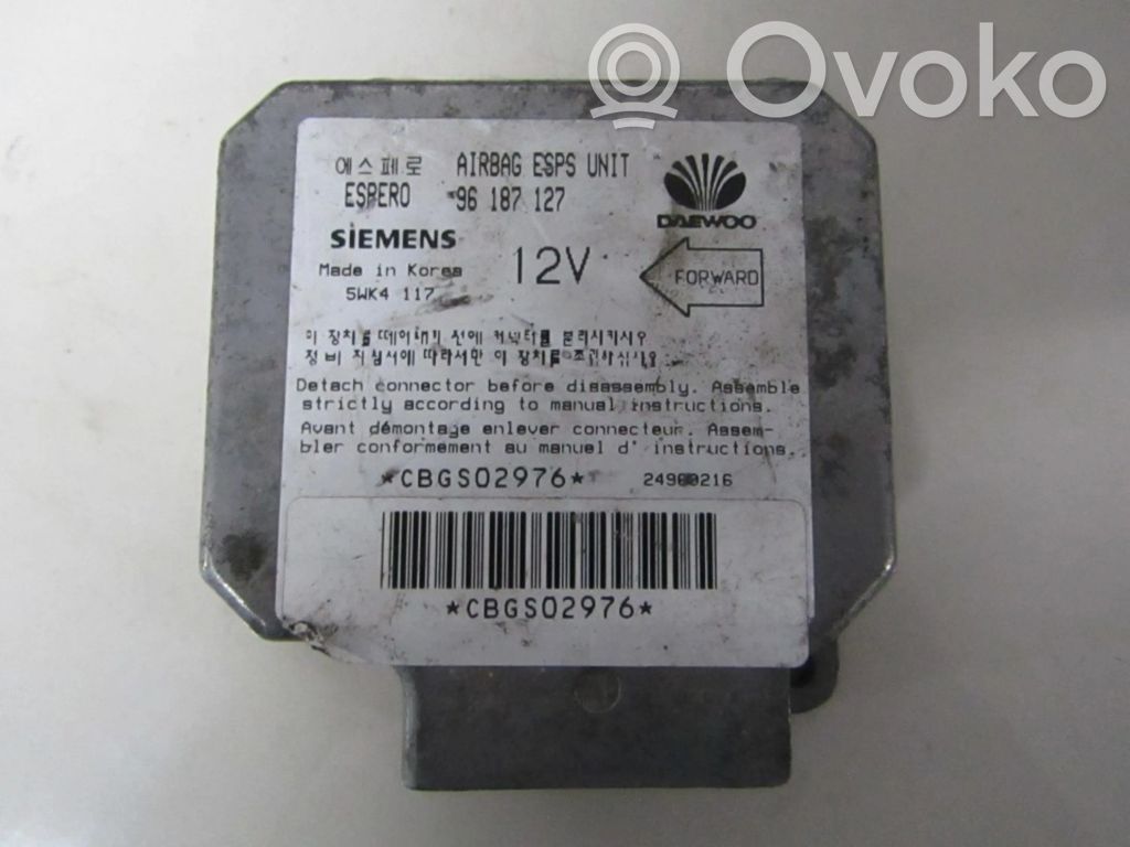 Daewoo Espero Airbag control unit/module 