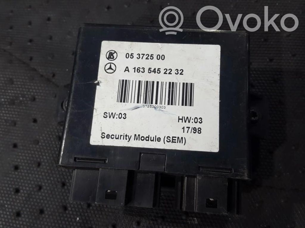 Mercedes-Benz ML W163 Autres unités de commande / modules 