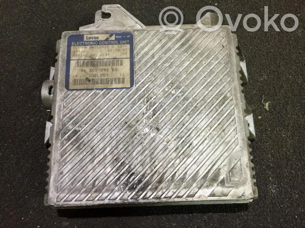 Engine control unit/module   9630509280,R04010020,9630509280,R04010020,XUDLC01