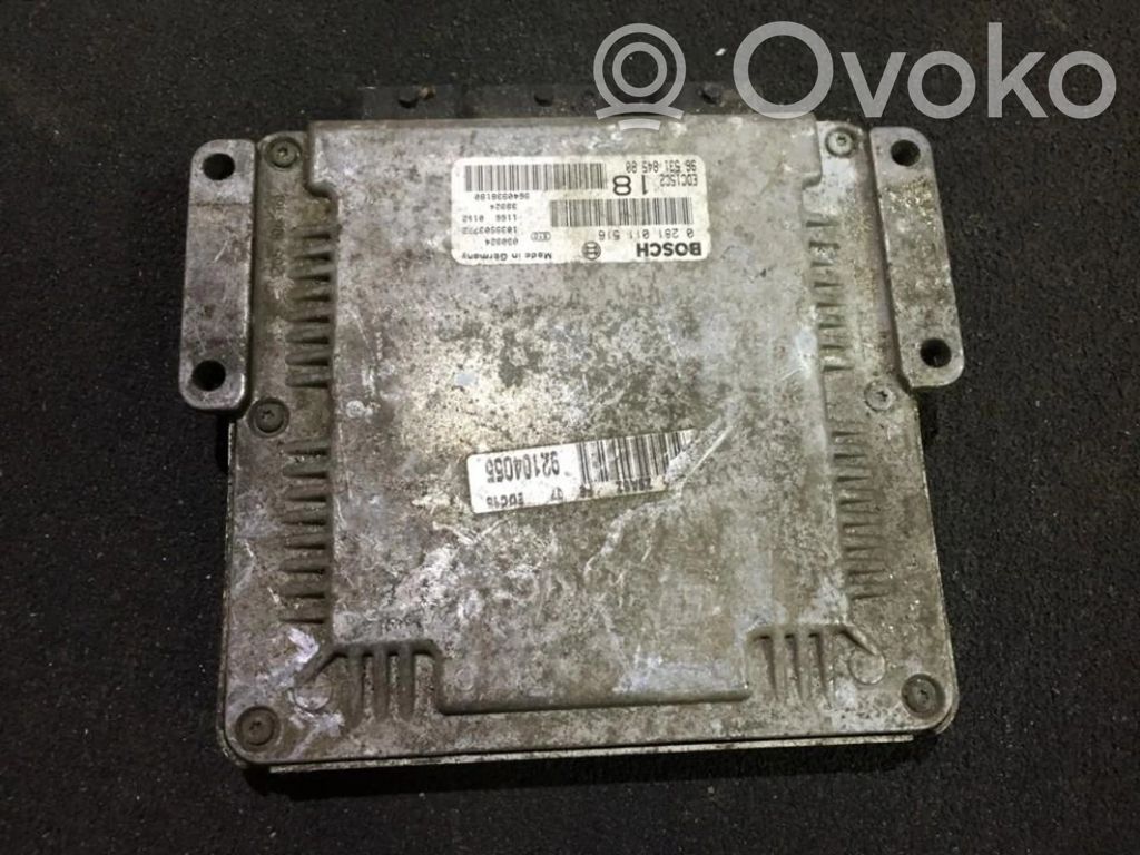 Engine control unit/module   0281011516,9653184580,0281011516,9653184580