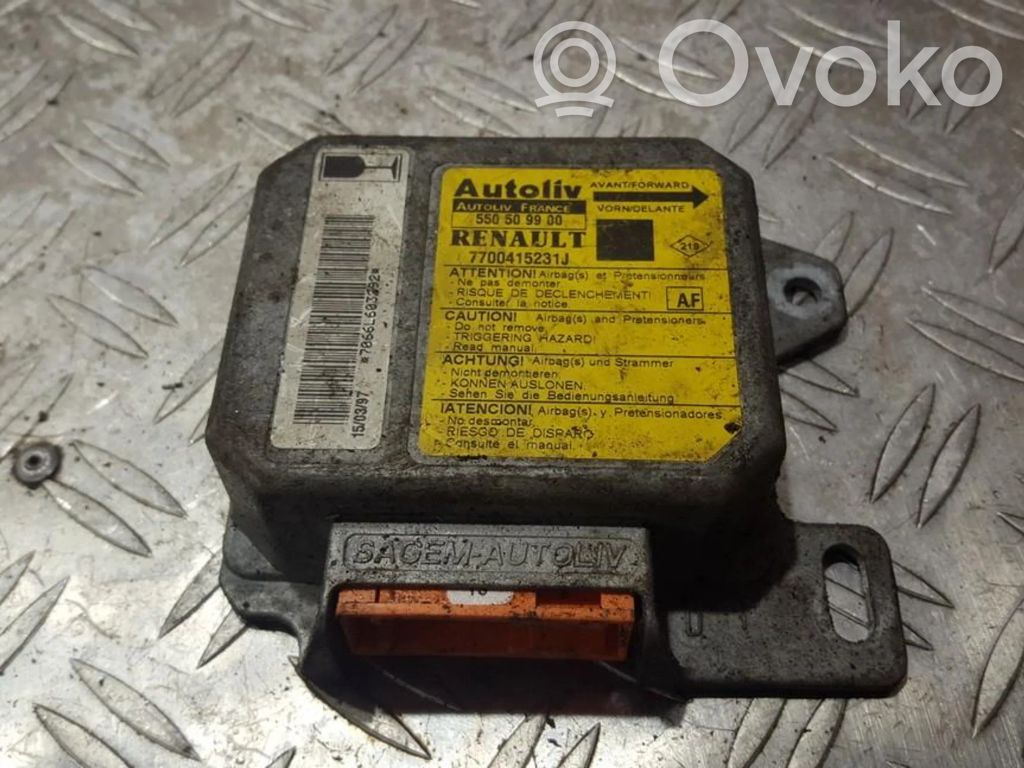 Renault Scenic I Module de contrôle airbag 