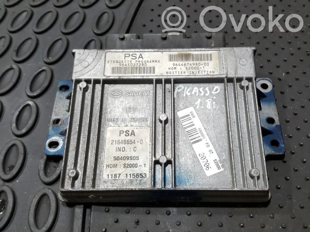 Citroen Xsara Picasso Engine control unit/module 