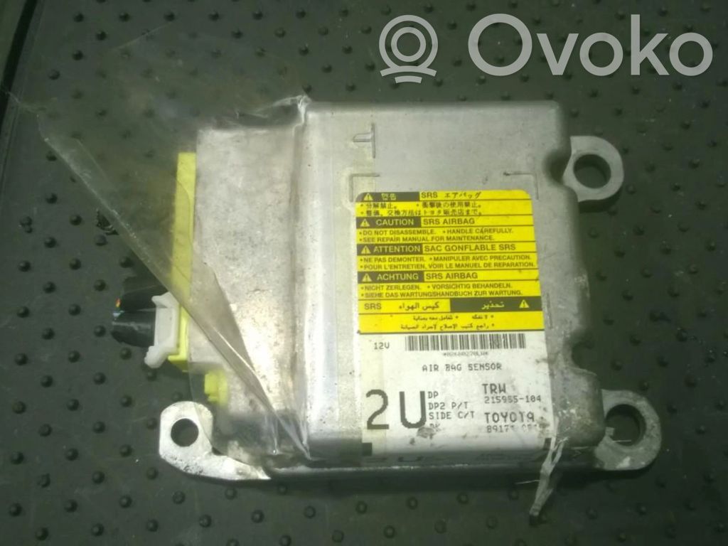 Toyota Avensis T250 Centralina/modulo airbag 