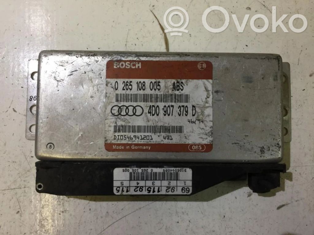 Unidad de control/módulo del ABS   0265108005,4D0907379D,0265108005,4D0907379D