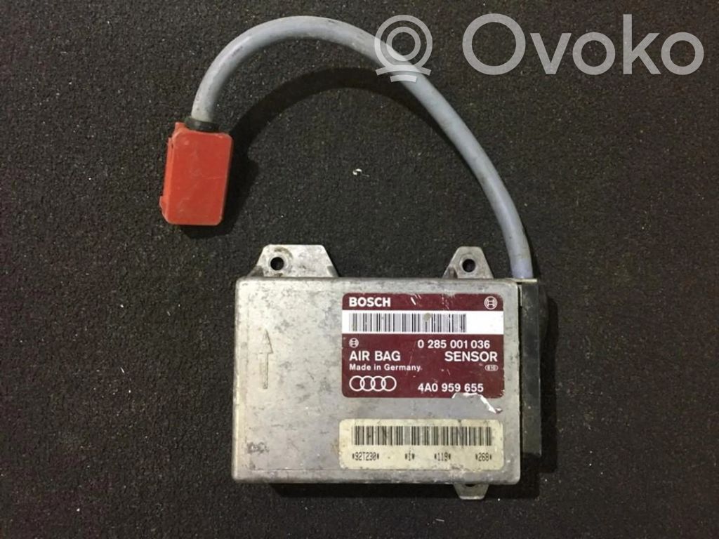 Unidad de control/módulo del Airbag   0285001036,4A0959655,0285001036,4A0959655