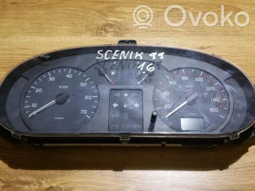 Renault Scenic I Speedometer (instrument cluster) 