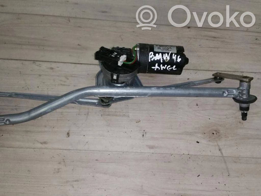 BMW 3 E46 Tiranti e motorino del tergicristallo anteriore