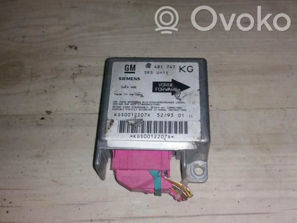 Opel Corsa B Airbag control unit/module 