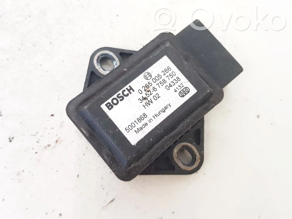 ESP acceleration yaw rate sensor   0265005266,34526758750,0265005266,34526758750