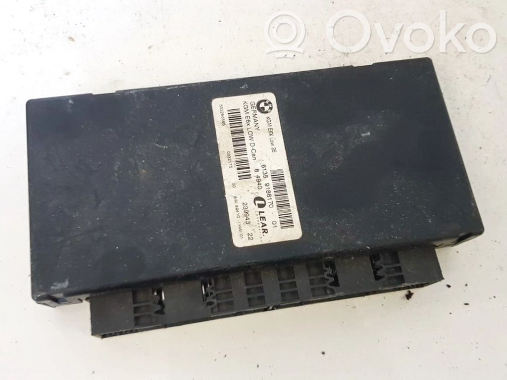 BMW 5 E60 E61 Komforto modulis 