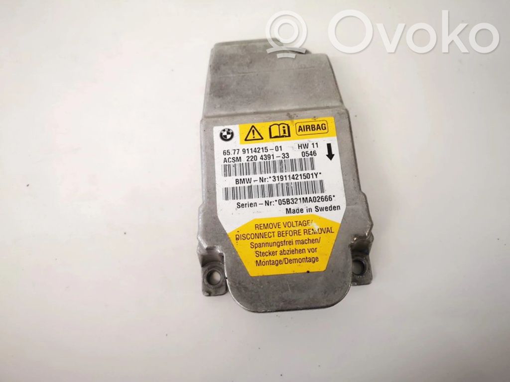 BMW 5 E60 E61 Airbag control unit/module 