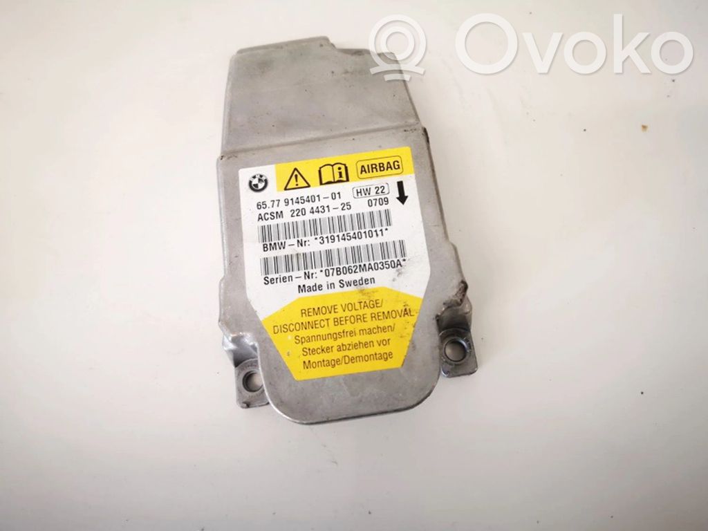 BMW 5 E60 E61 Centralina/modulo airbag 