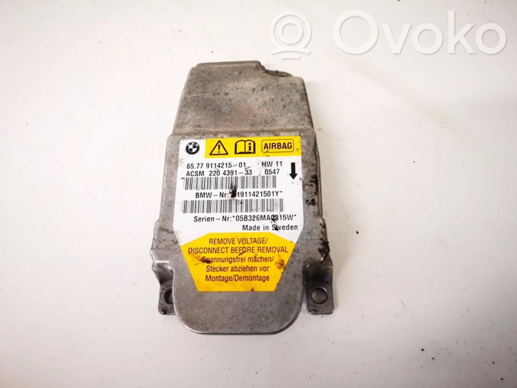 BMW 5 E60 E61 Airbag control unit/module 