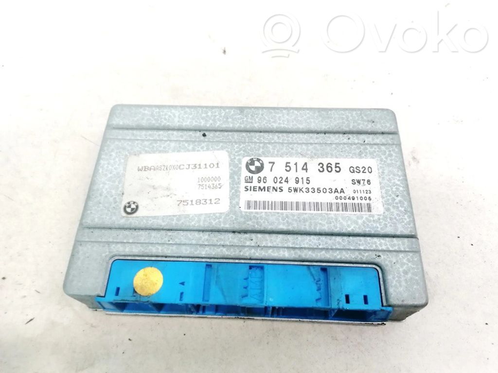 Module de contrôle de boîte de vitesses ECU   7514365,96024915,7514365,96024915