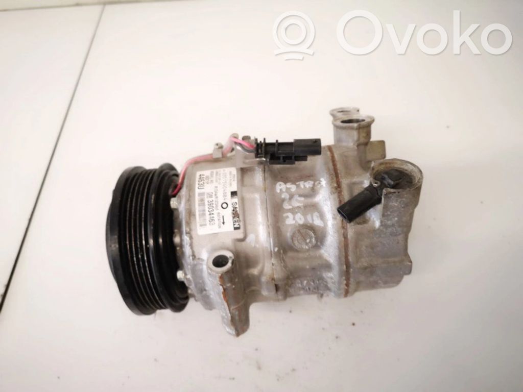 Opel Astra K Kompresor / Sprężarka klimatyzacji A/C 