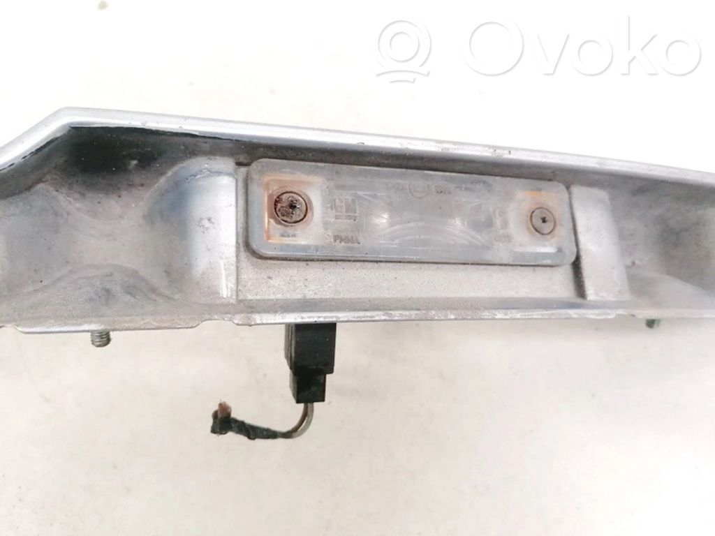 Opel Astra G Éclairage de plaque d'immatriculation