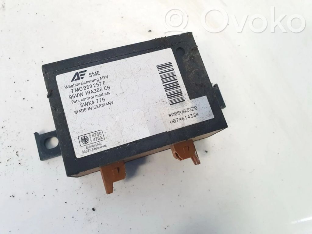Centralina/modulo immobilizzatore   7M0953257F,95VW19A366CB,7M0953257F,95VW19A366CB