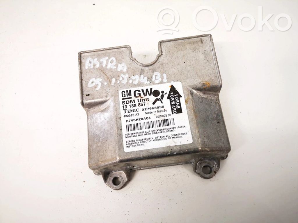 Opel Astra H Centralina/modulo airbag