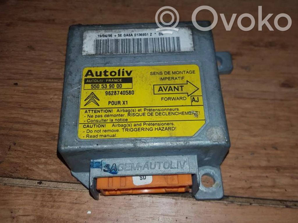 Citroen Xantia Unitate/modul de comandă airbaguri 