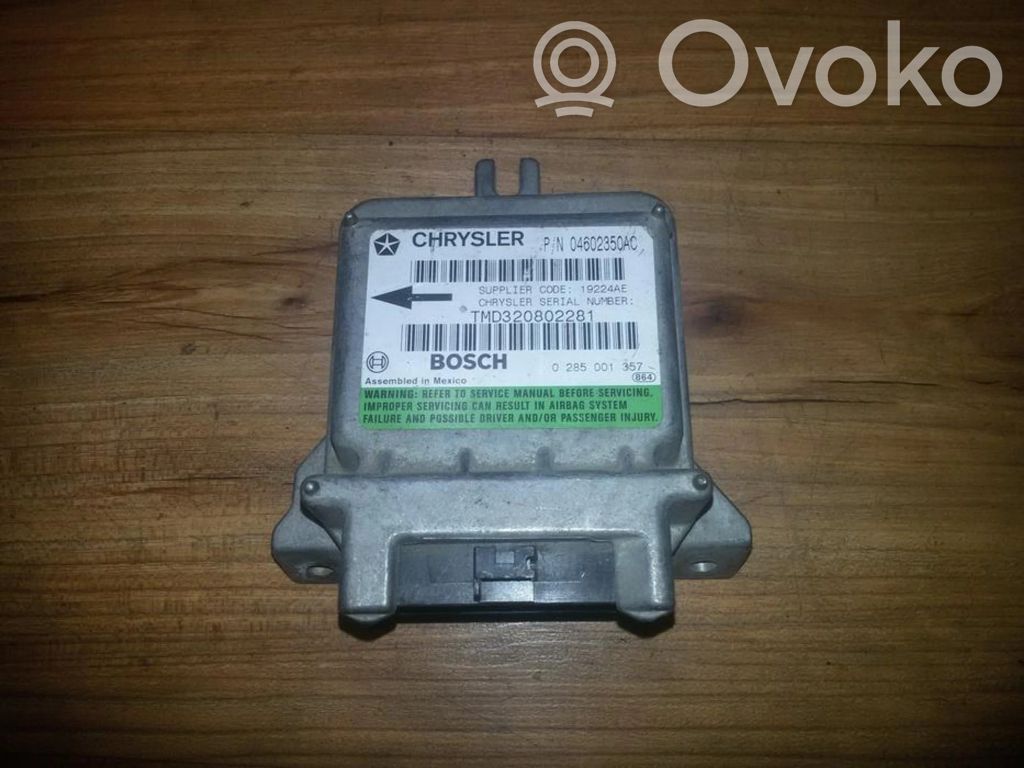 Chrysler 300M Module de contrôle airbag 
