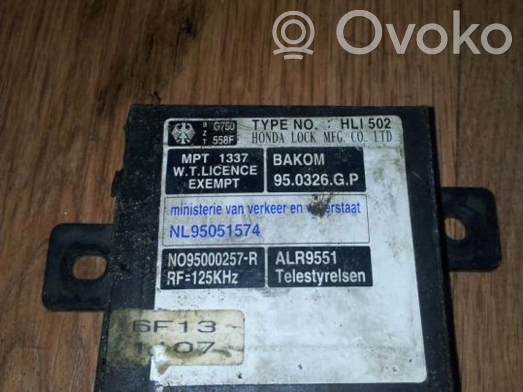Honda Civic Immobilizer control unit/module 