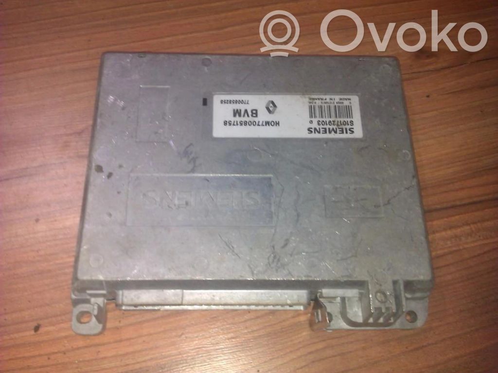 Engine control unit/module   7700851758,S101729103D,7700851758,7700858258,S101729103D