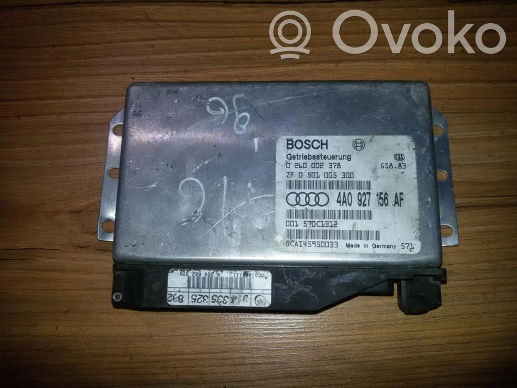 Gearbox control unit/module   4A0927156AF,0260002378,0260002378,0501005300,4A0927156AF