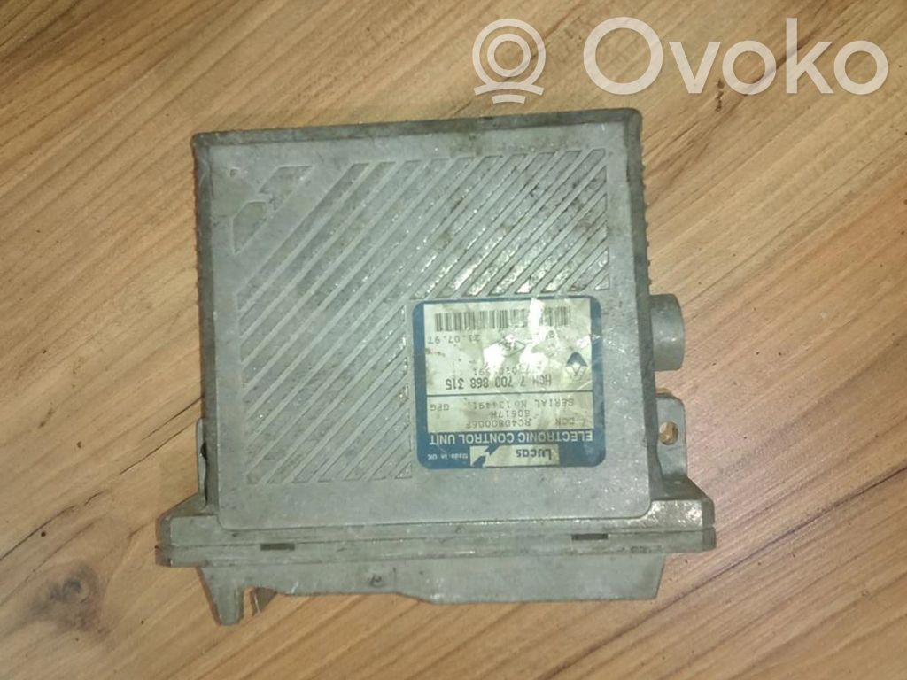 Engine control unit/module   R04080006F,HOM7700868315,HOM7700868315,R04080006F